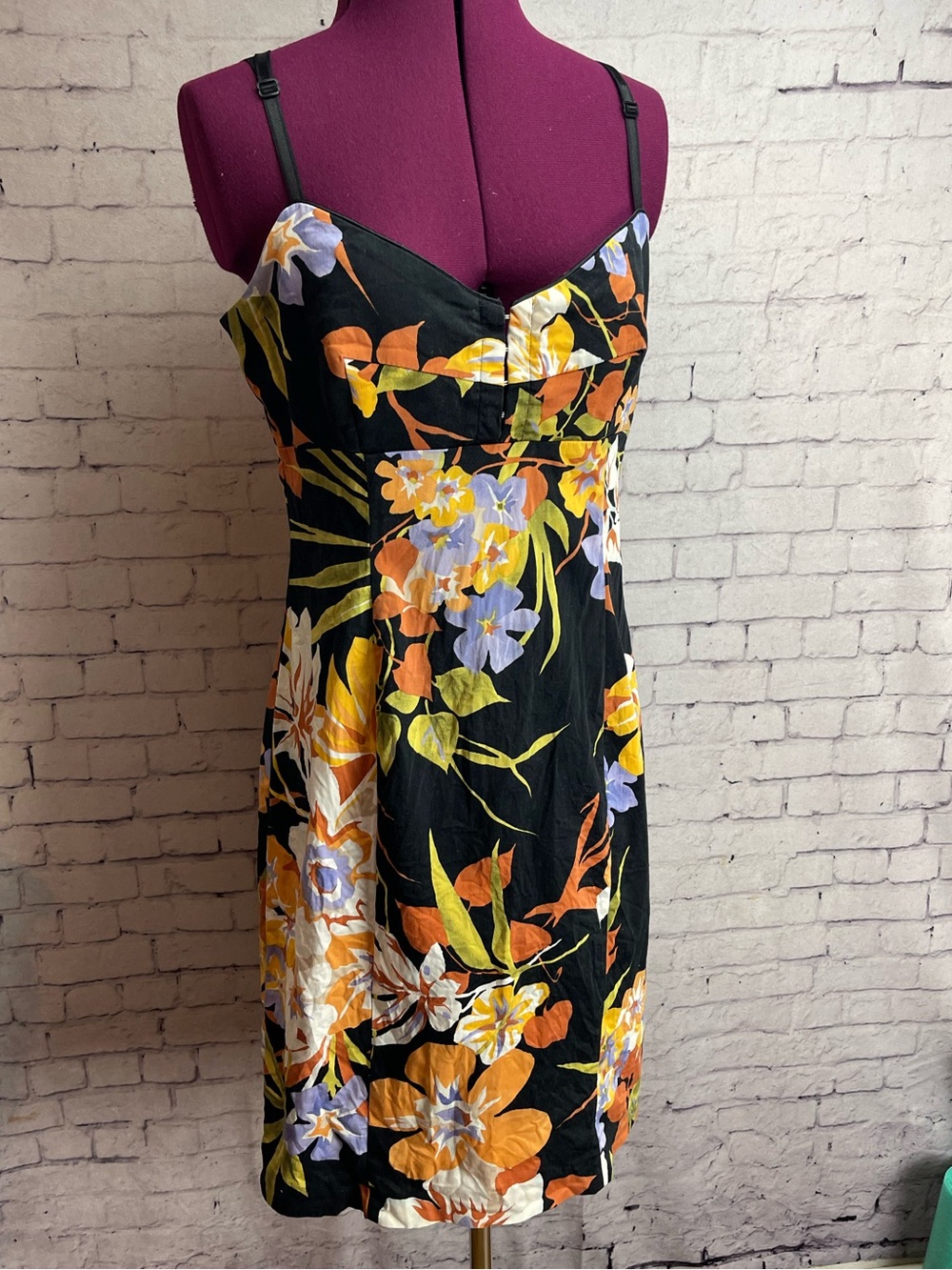 Biancoghiaccio floral sheath dress made in Italy